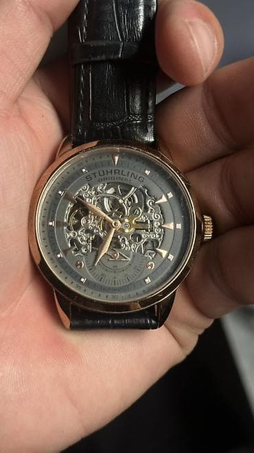 восток часы: Механические часы Stuhrling Original с автоподзаводом (скелетон) - — 2