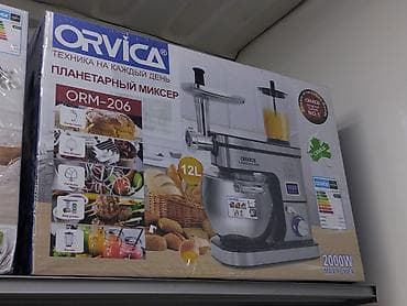 Планетарный миксер ORVICA ORM‑206 (Stand Mixer) - Мощность: до 2000 W