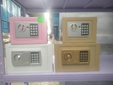Офисная мебель: Портативный мини сейф, Кодовый — 1