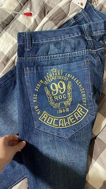 Джинсы: Продаю джинсы Мужские На рост 170-190 С вышивками Из хорошей ткани — 2