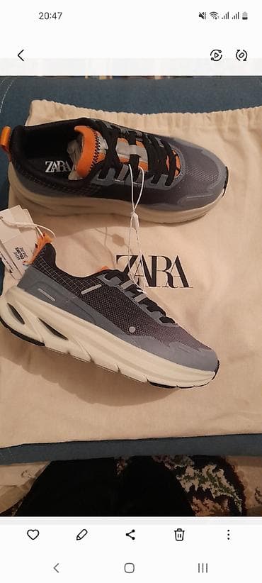 Бөбөктөр үчүн топтомдор: Кроссовки Zara детские, новые. Стильные и очень легкие кроссовки Zara — 1