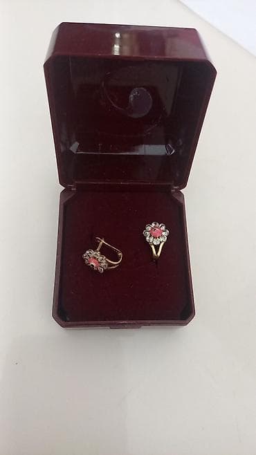 l duchen: Серьги, Проба 585, Рубин, Женские — 3