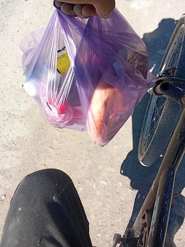 Пакеты: Пакеты для покупок одноразовые, фиолетовые - Материал: прочный — 4