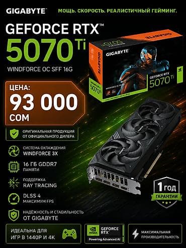 wind: Видеокарта для ПК, Новый, Gigabyte, GeForce RTX, 16 ГБ — 1