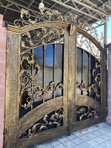 аварийное вскрытие замков дверей без повреждения: Ворота на заказ 
Кованые ворота 
изготовление и установка — 6