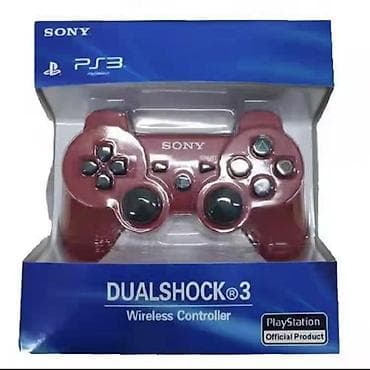 Видеоигры и приставки: Dualshock PS3 (оригинал) новый запакованный белый ⬜ черный ⬛ красный — 4