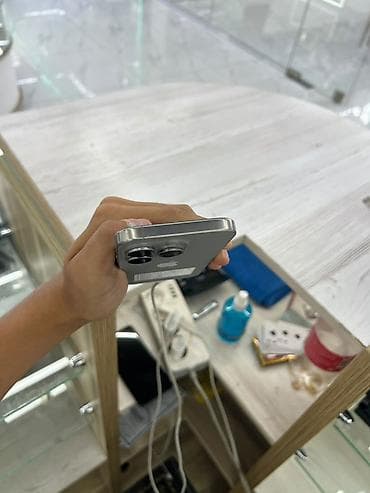 iphone 11 цена бишкек бу: IPhone 16 Pro, Колдонулган, 256 ГБ, White Titanium, Кабель, 91 % — 3