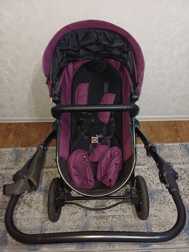 прогулочные коляски для детей инвалидов: Коляска, цвет - Фиолетовый — 6