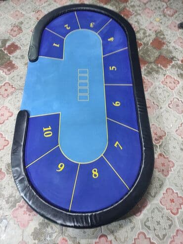 купить бу оборудование для мойки ковров: Продаётся покерный стол/столешница на 5 человек. МДФ, сукно. Размеры — 3