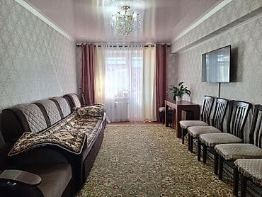 квартира в бишкекке купить: 3 комнаты, 63 м², 5 этаж, Евроремонт — 1