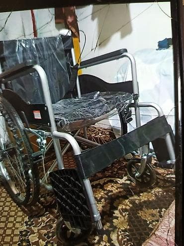 Майыптардын арабалары: Инвалидная коляска с ручным приводом. - Лёгкая алюминиевая рама — 1