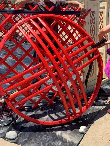 математика 6 класс с.к.кыдыралиев а.б.урдалетова г.м.дайырбекова гдз: Боз үйлөр сатылат, Каркасы Жыгач, 45 баш, Диаметри 5.5 метр — 11