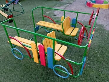 садовые качели: Детский автомобиль!!! Для муниципальных и частных садов! Игровых — 3