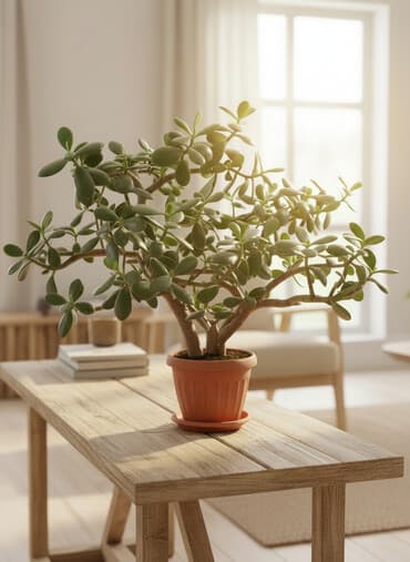 Пятилетнее денежное дерево толстянкой,невысокое,примерно полметра,с