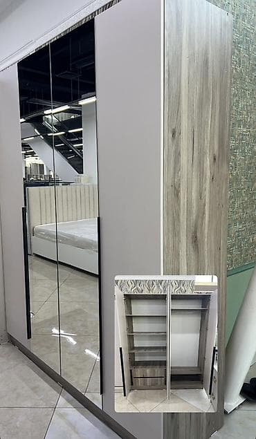 Дом и сад: Шифоньер, шкаф для одежды, Прямой, ЛДСП — 1