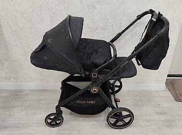 Коляска, цвет - Черный, Б/у