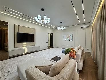 Недвижимость: 4 комнаты, 155 м², Элитка, Ала-Арча ТРЦ Элитка, 12 этаж, Дизайнерский ремонт — 2
