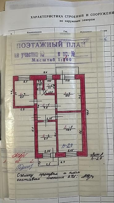 инд: 3 комнаты, 58 м², Индивидуалка, 2 этаж, Старый ремонт — 1