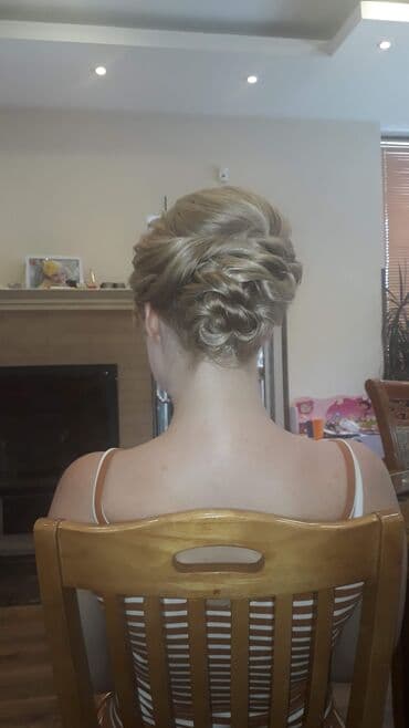 кресло барбер: Чач тарач, Сырдоо, Кечки чач жасалгалары, Коктейлдик чач жасалгалары, Үйүнө баруу менен — 15