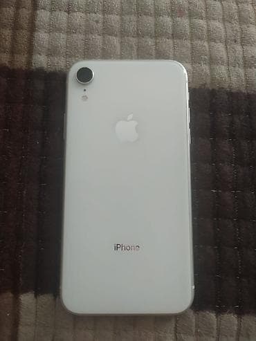 IPhone Xr, Б/у, 128 ГБ, Белый, 79 % at lalafo.kg IPhone Xr, Б/у, 128 ГБ, Белый, 79 %