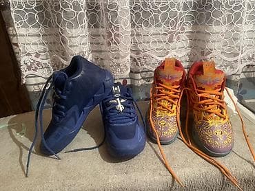 Мужские кроссовки, 37, 37.5, Puma, Б/у, цвет - Синий — 1