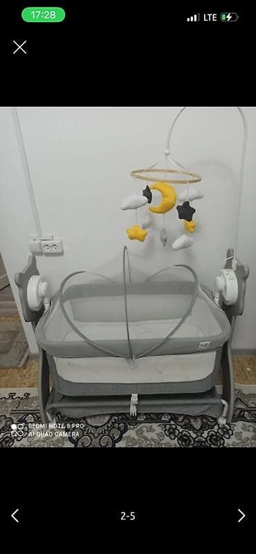 стулчик кормления: Люлька, Колыбель, цвет - Серый — 3