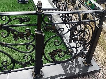 ограды и памятники: Оградка на могилу Оградка кованная Оградка металлическая Ограждения — 9