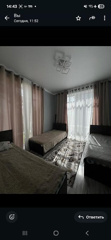 дома на иссык куле: 2 комнаты, 60 м² — 5