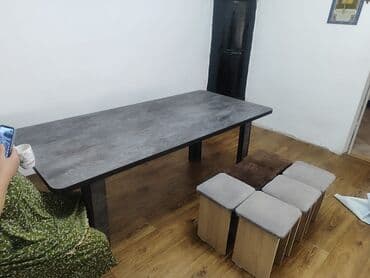 помошник стол: Стол и стул для зала, цвет - Серый — 1