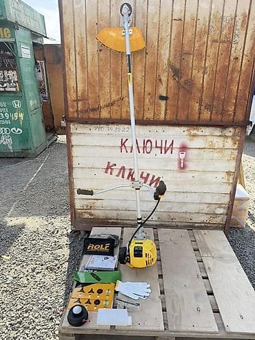 Бензиновый триммер/мотокоса ROLF/Бензокоса гарантия менен 4 такный май