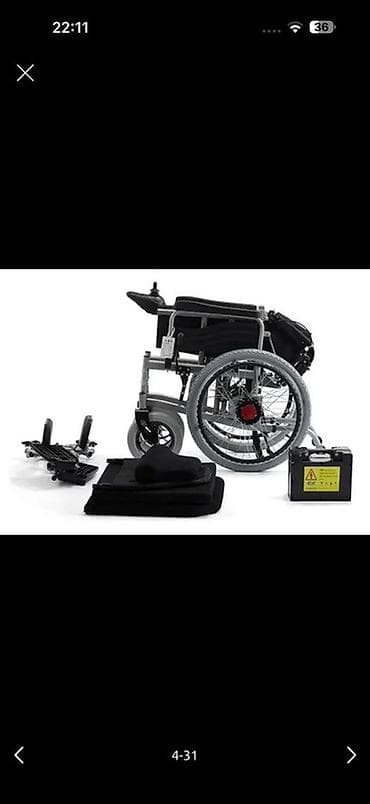 мир колясок: Электроколяска с функцией полного раскладывания (90–180°) - — 4