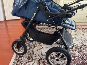 cybex коляски бишкек: Балдар арабасы, түсү - Көгүлтүр, Колдонулган — 3