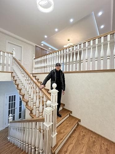 дуба: Деревянная лестница Для дома, Бесплатная доставка, Вид дерева: Лиственница, Форма лестницы: Много-маршевая, Стиль: Лофт — 4