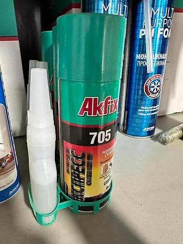 Монтажная пена Akfix 705 в баллоне с адаптером для ручного at lalafo.kg Монтажная пена Akfix 705 в баллоне с адаптером для ручного