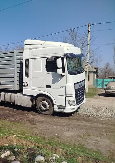 Транспорт: Тягач, DAF, 2014 г., Бортовой — 4