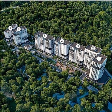 элиф гарден: 3 комнаты, 131 м², Асанбай мкр 7 этаж, ПСО (под самоотделку) — 1