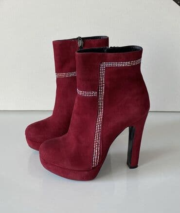 женские зимние сапоги из натуральной кожи и меха: Сапоги, 37, Balenciaga, Новый, Платная доставка — 4