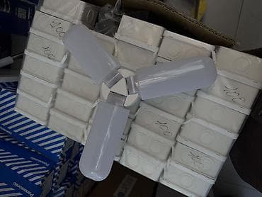 Лампочки: Складная светодиодная лампа FAN с лопастями (LED Bulb Fan blade) - — 3
