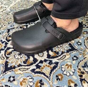 фирменная обувь из италии: Тёплые сабо‑клоги с меховой подкладкой РАЗМЕРЫ: 41/42/43 - Модель — 1