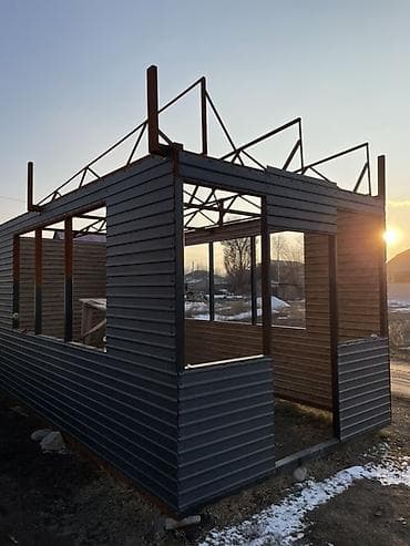 скимер для бассейна: Металлический каркасный павильон/киоск из профнастила По желанию — 1