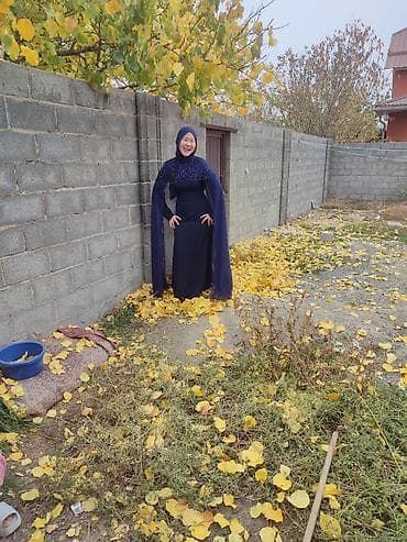 хиджап кийимдер: Кече көйнөгү, Классикалык, Узун модель, Шифон, Жеңдери менен, Пайеткалары менен, M — 5