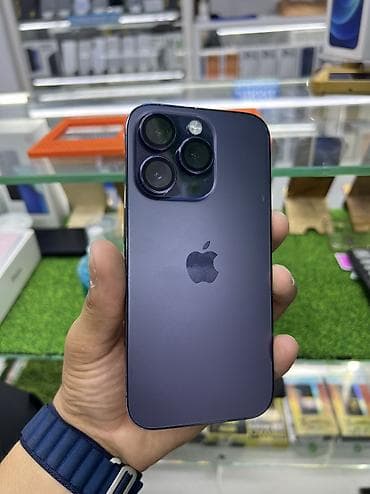 IPhone 14 Pro, Б/у, 128 ГБ, Deep Purple, В рассрочку at lalafo.kg IPhone 14 Pro, Б/у, 128 ГБ, Deep Purple, В рассрочку