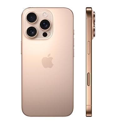 pixel 3 xl: IPhone 16 Pro Max, Новый, 256 ГБ, Золотой, Зарядное устройство, Защитное стекло, Чехол, 100 % — 1