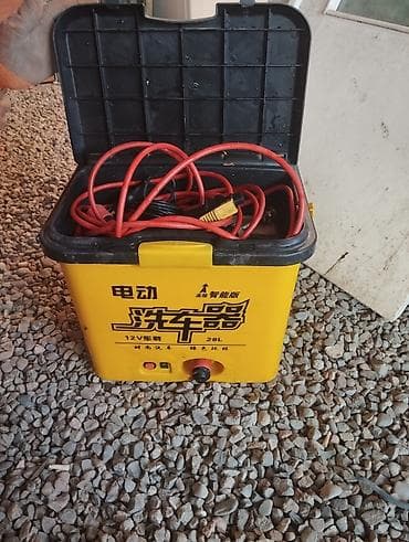 аккумуляторная мойка: Переносная мойка высокого давления 12 В - Питание: от 12 V — 1