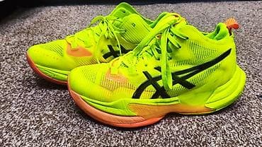 Мужские кроссовки, 40, Asics, Б/у, цвет - Желтый, Самовывоз