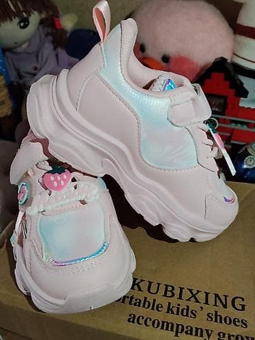 бала: Детская обувь 1) Кроссовки розовые KUBIXING - Для девочек - Цвет — 1