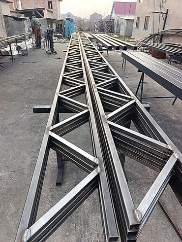 сварка кылабыз: Металл фермасы, Формасы: Арка, Коррозияга каршы дарылоо — 4