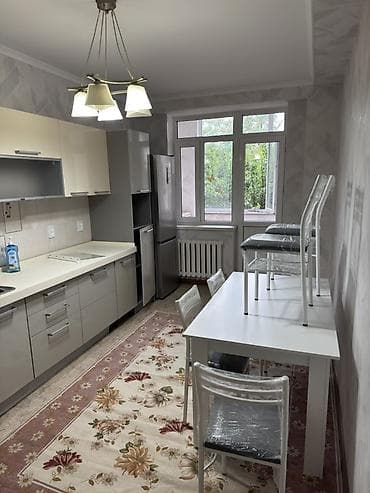 2комн квартира аренда: 2 комнаты, С мебелью полностью — 4