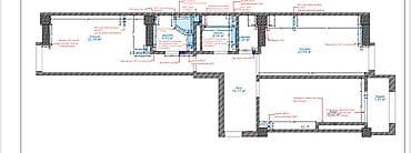 Недвижимость: 2 комнаты, 86 м², Элитка, Асанбай мкр Элитка, 9 этаж, ПСО (под самоотделку) — 5
