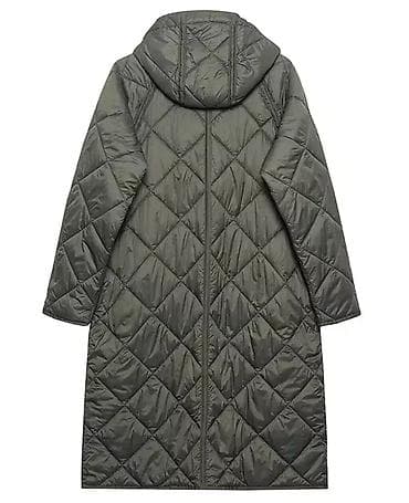 smart sensor: Пальто, Осень-весна, Стеганый, Длинная модель, С капюшоном, M, L — 2